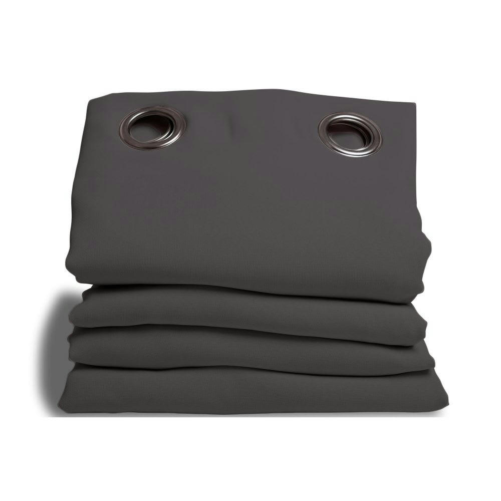 - Rideau phonique thermique occultant gris 140x260