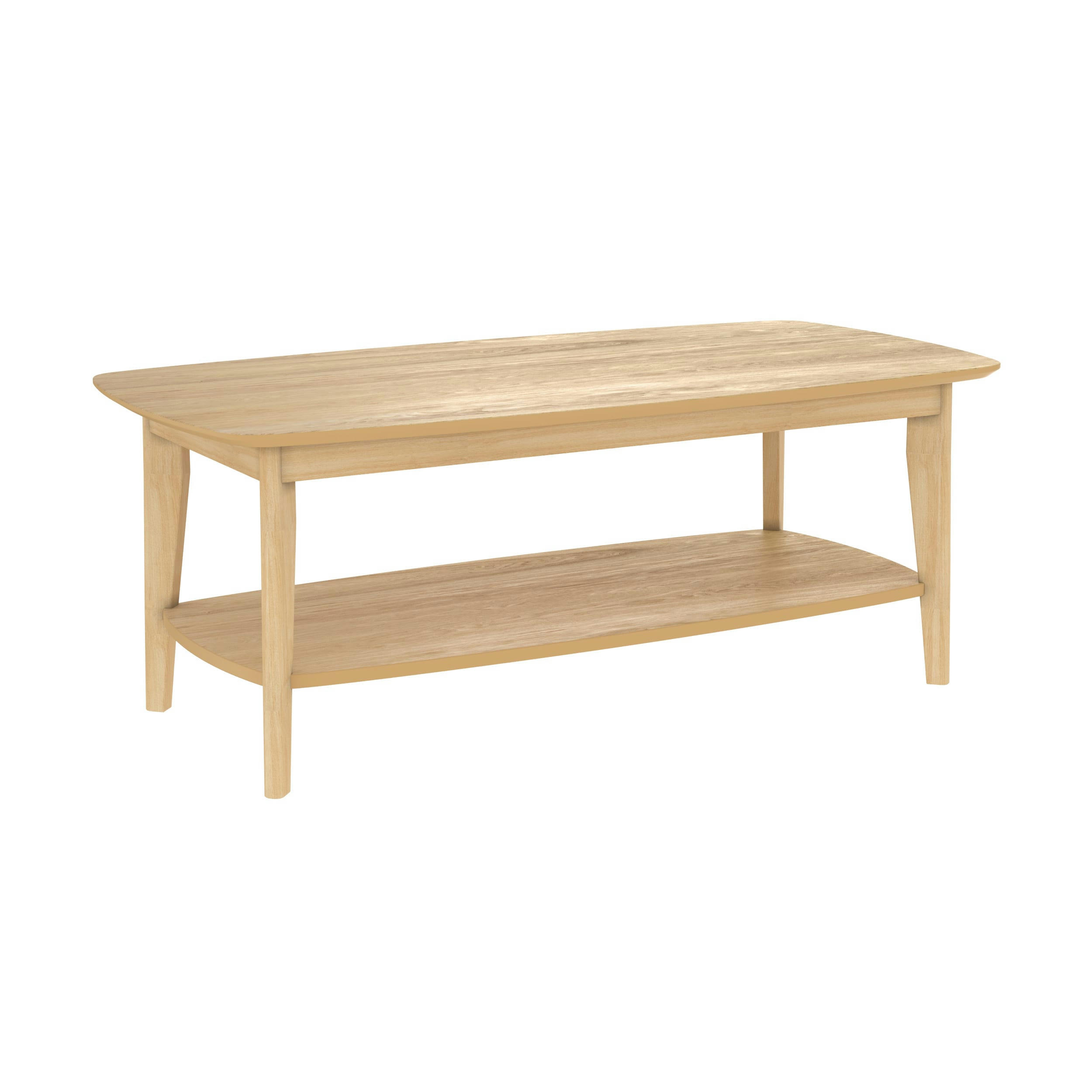 SADI - Table basse rectangulaire en bois clair