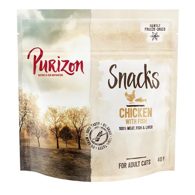 Purizon Cat Snacks - Grain-Free Chicken & Fish