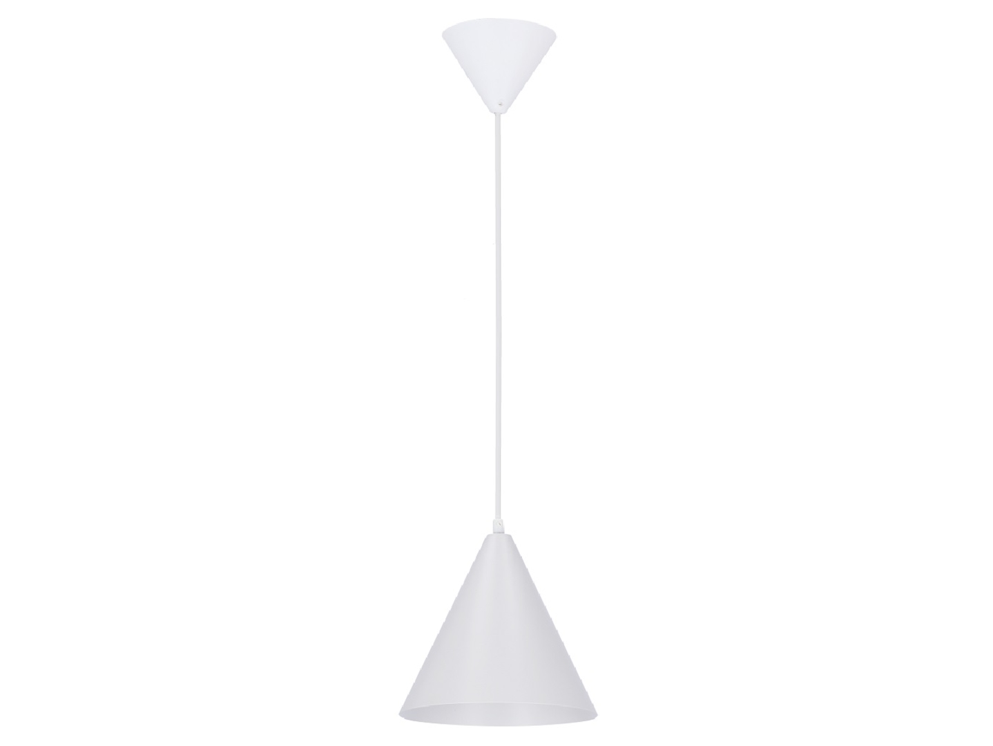 Lampa wisząca Voss metalowa biała