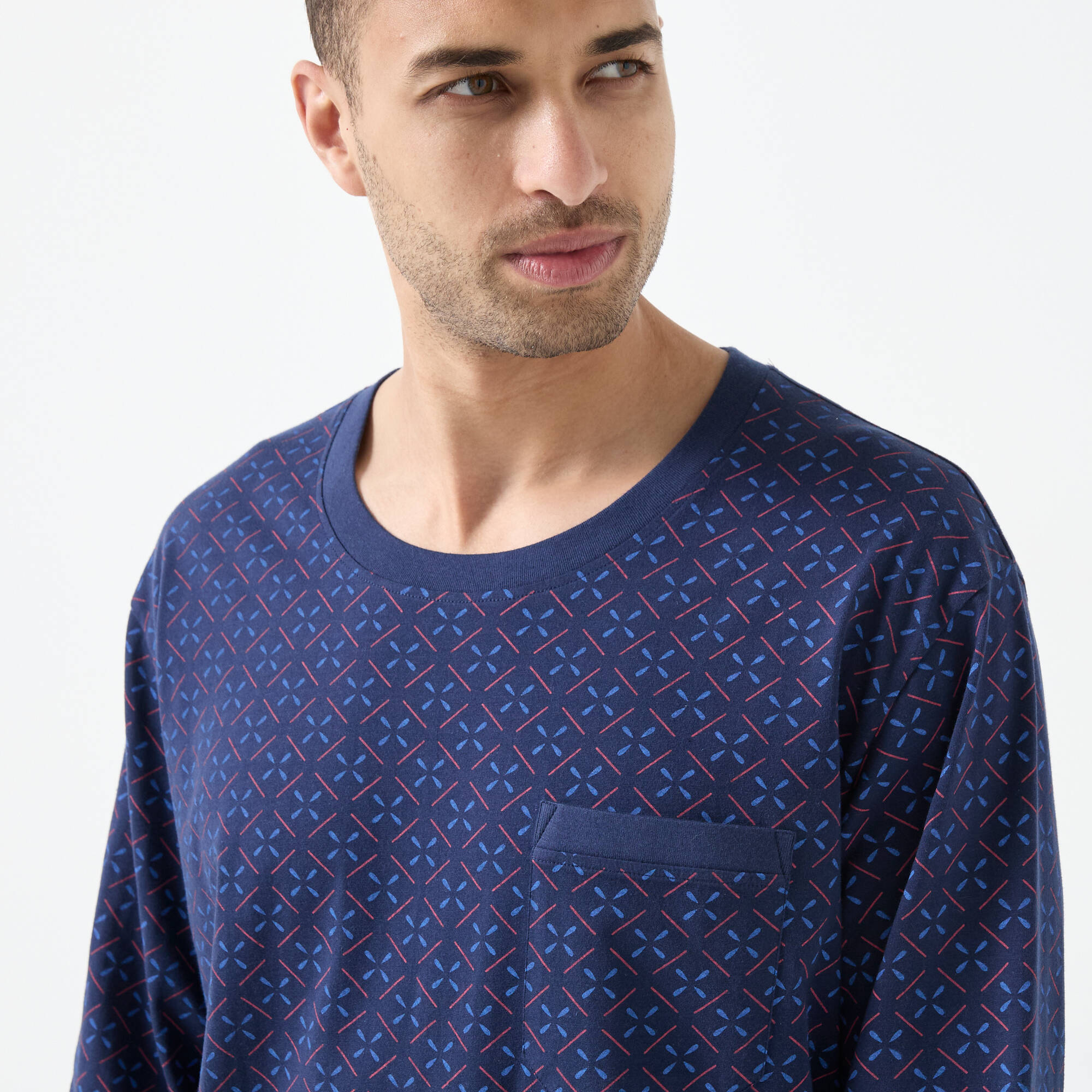 Chemise de nuit maille coton imprimée