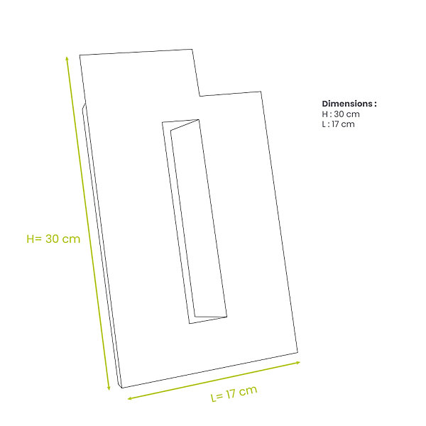 Lot de 2 joues latérales en alu pour extension hauteur anthracite taille S - DECOCLIM-23AS7016-JLATP