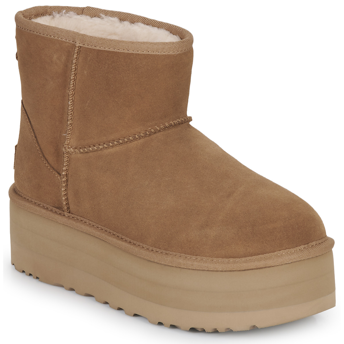 UGG - W CLASSIC MINI PLATFORM - Camel