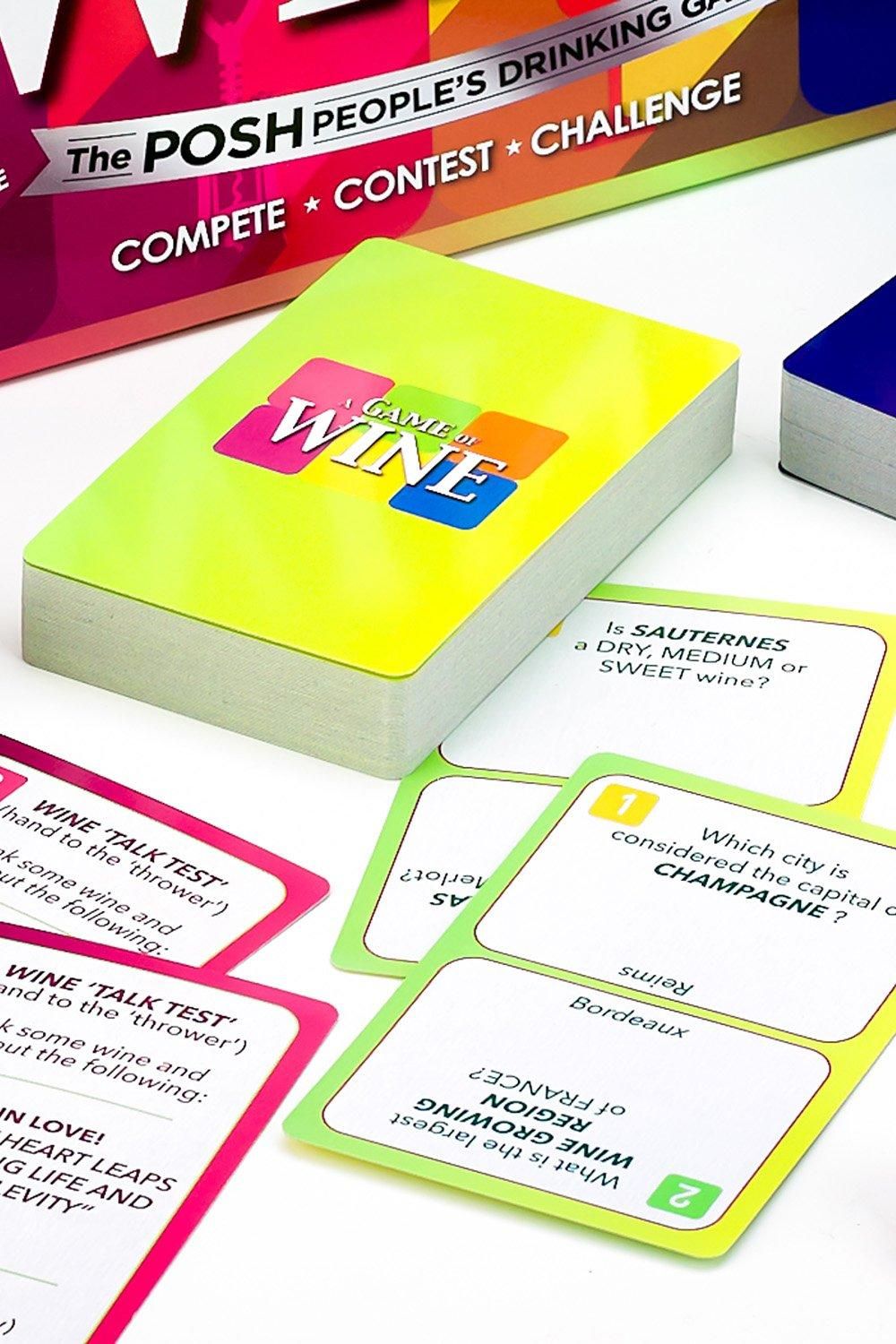 Boxer Games A Game Of Wine card Game