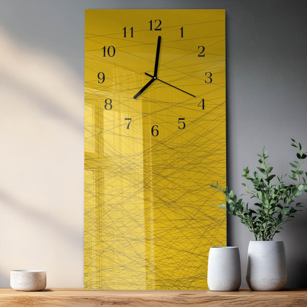 Designerski zegar 30x60 Paski zegar ścienny