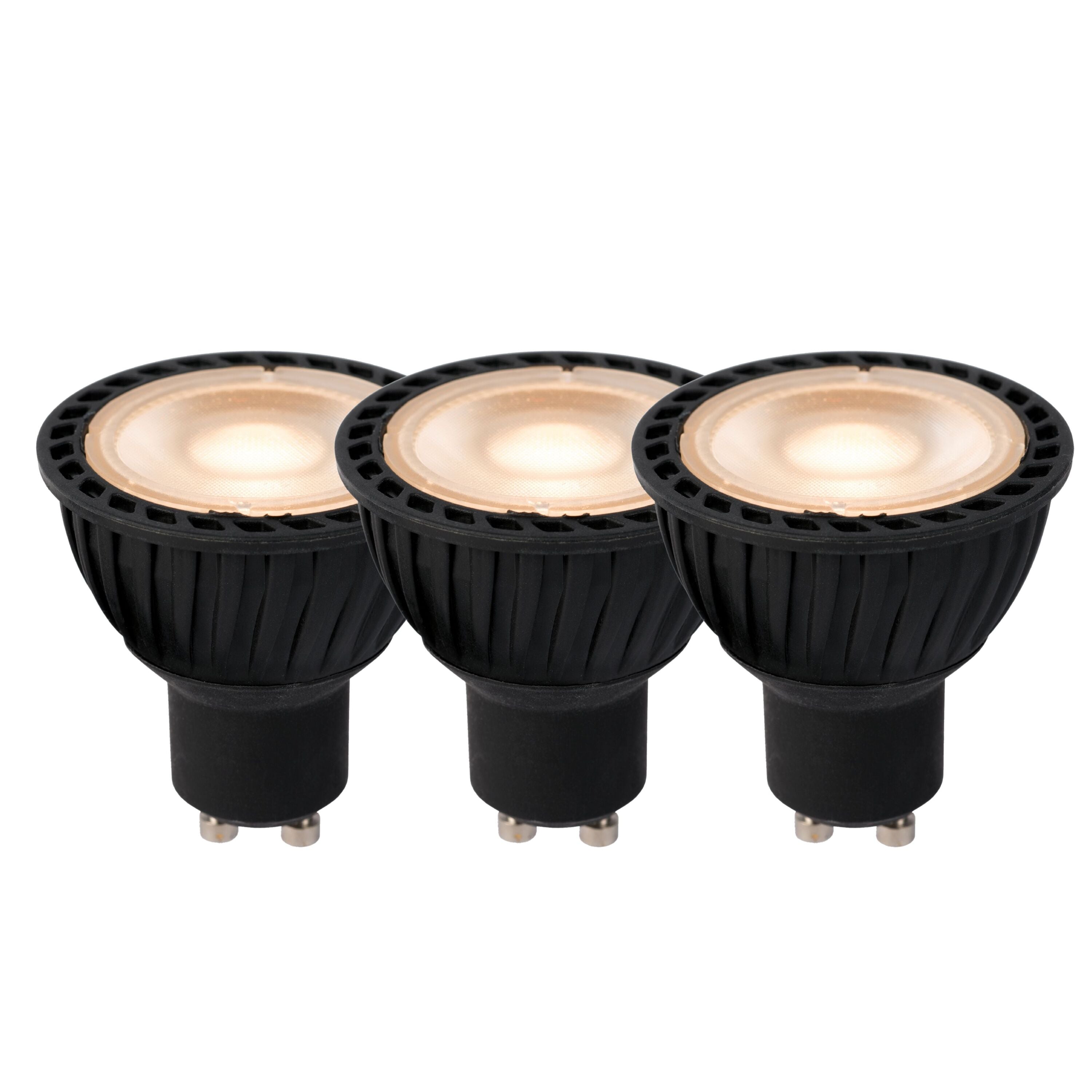 Lucide MR16 Led lamp - Zwart (set van 3)