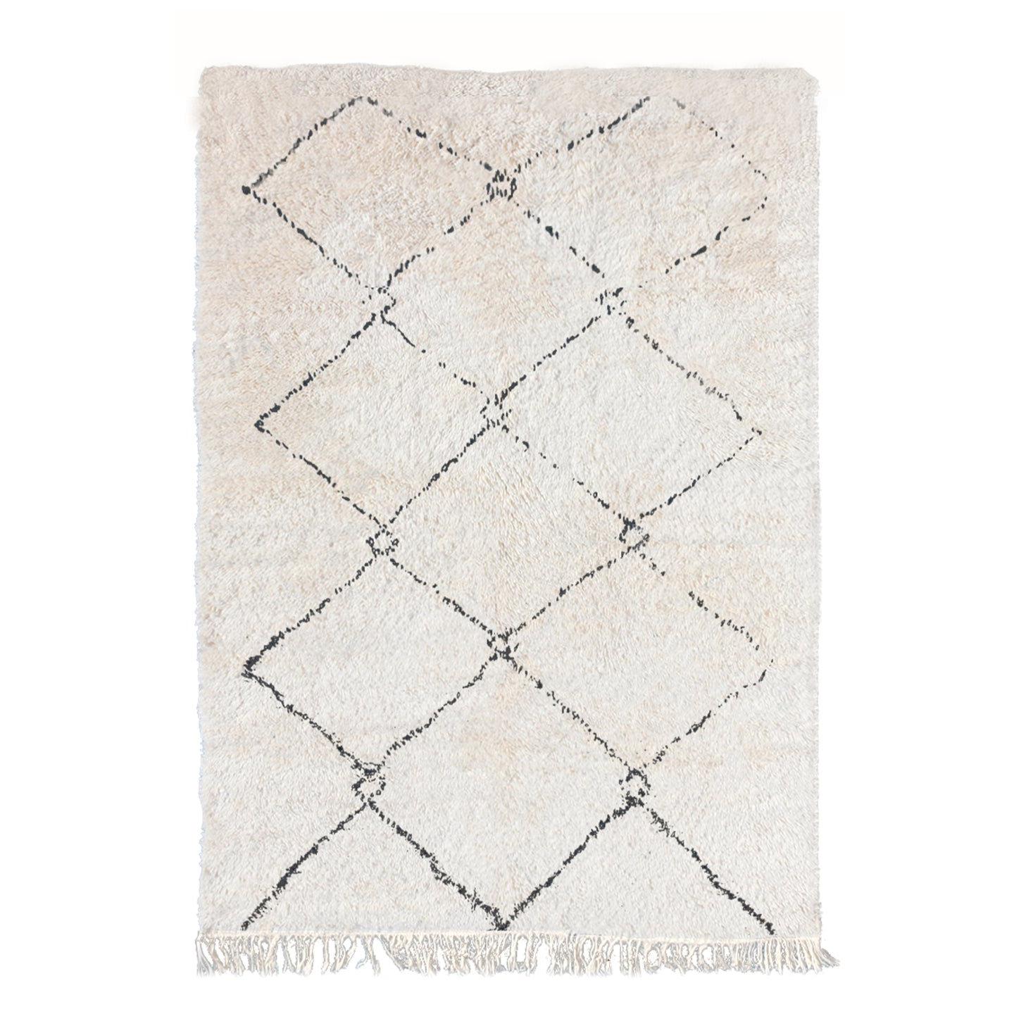 AFK Living vloerkleed Berber - handgemaakt - Wol - 140 cm x 200 cm