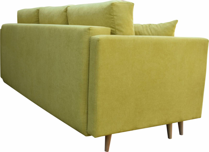 Sofa rozkładana do salonu Lahti Różowa