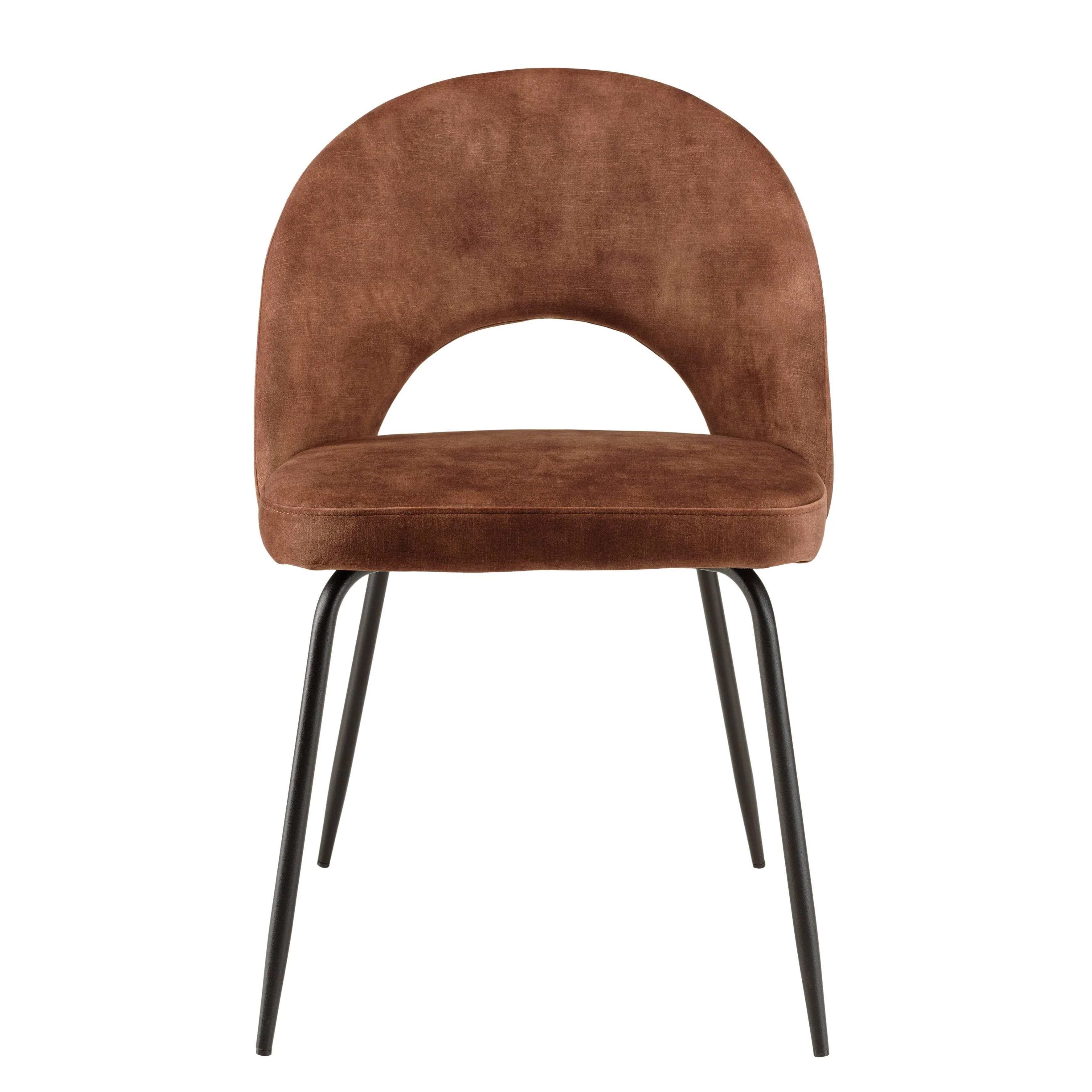 Set van 2 eetkamerstoelen Augustin velvet