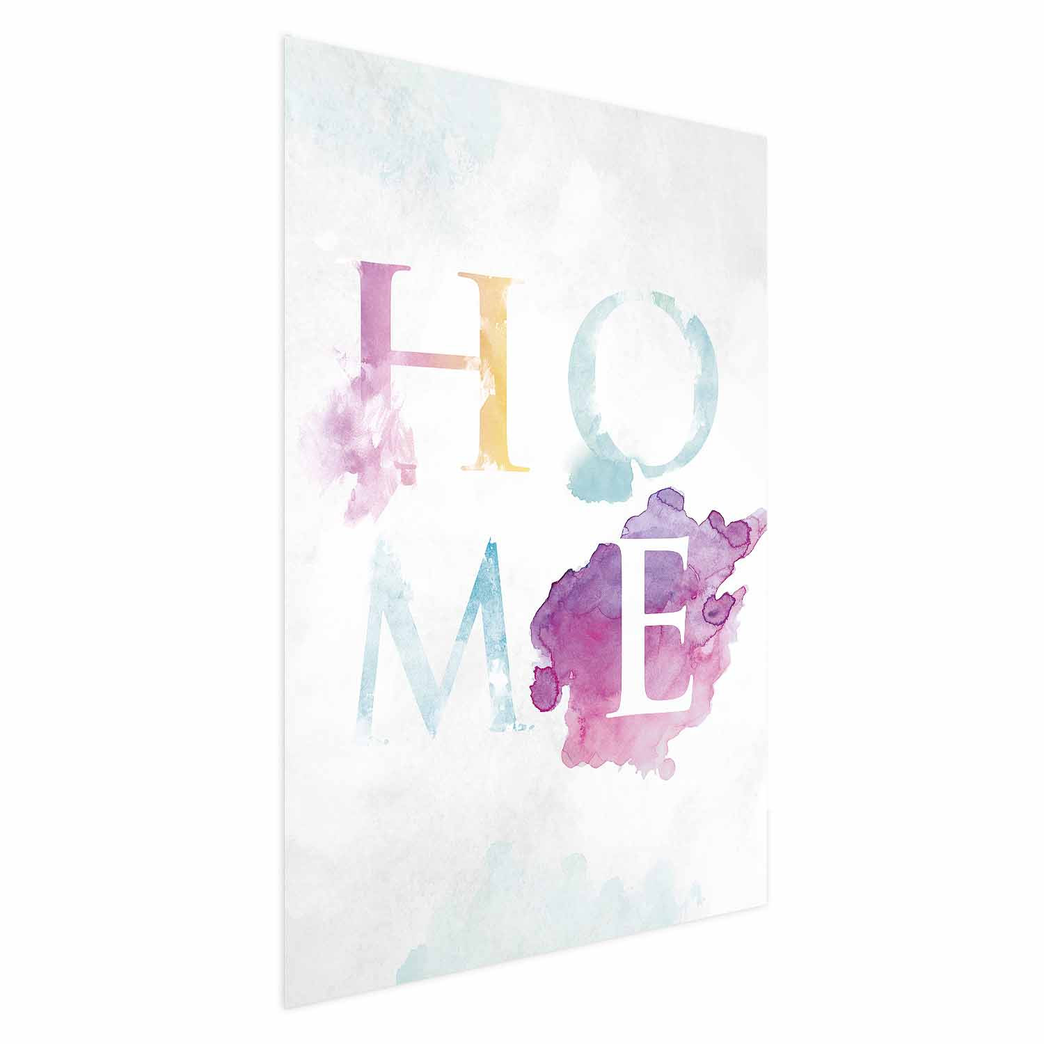 Plakat Tęczowe home 21x30 cm