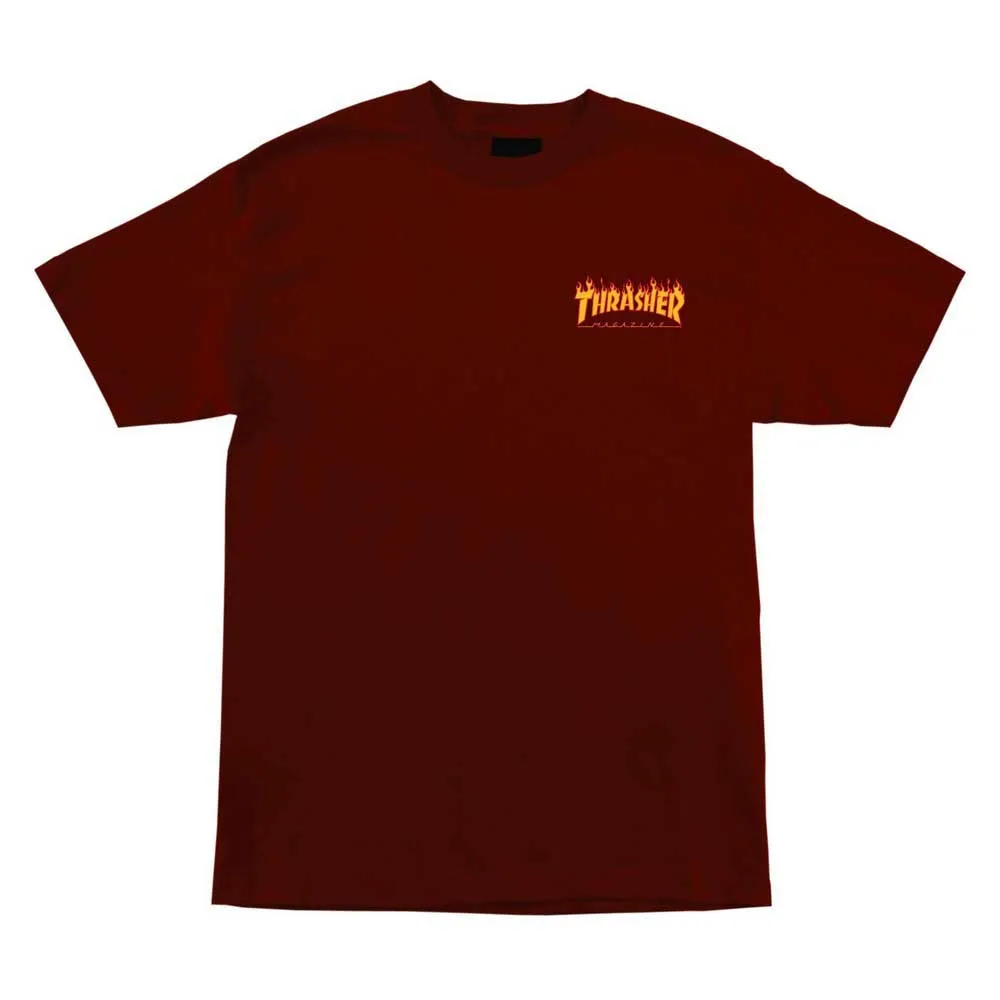 Santa Cruz Thrasher flame dot short sleeve T-shirt