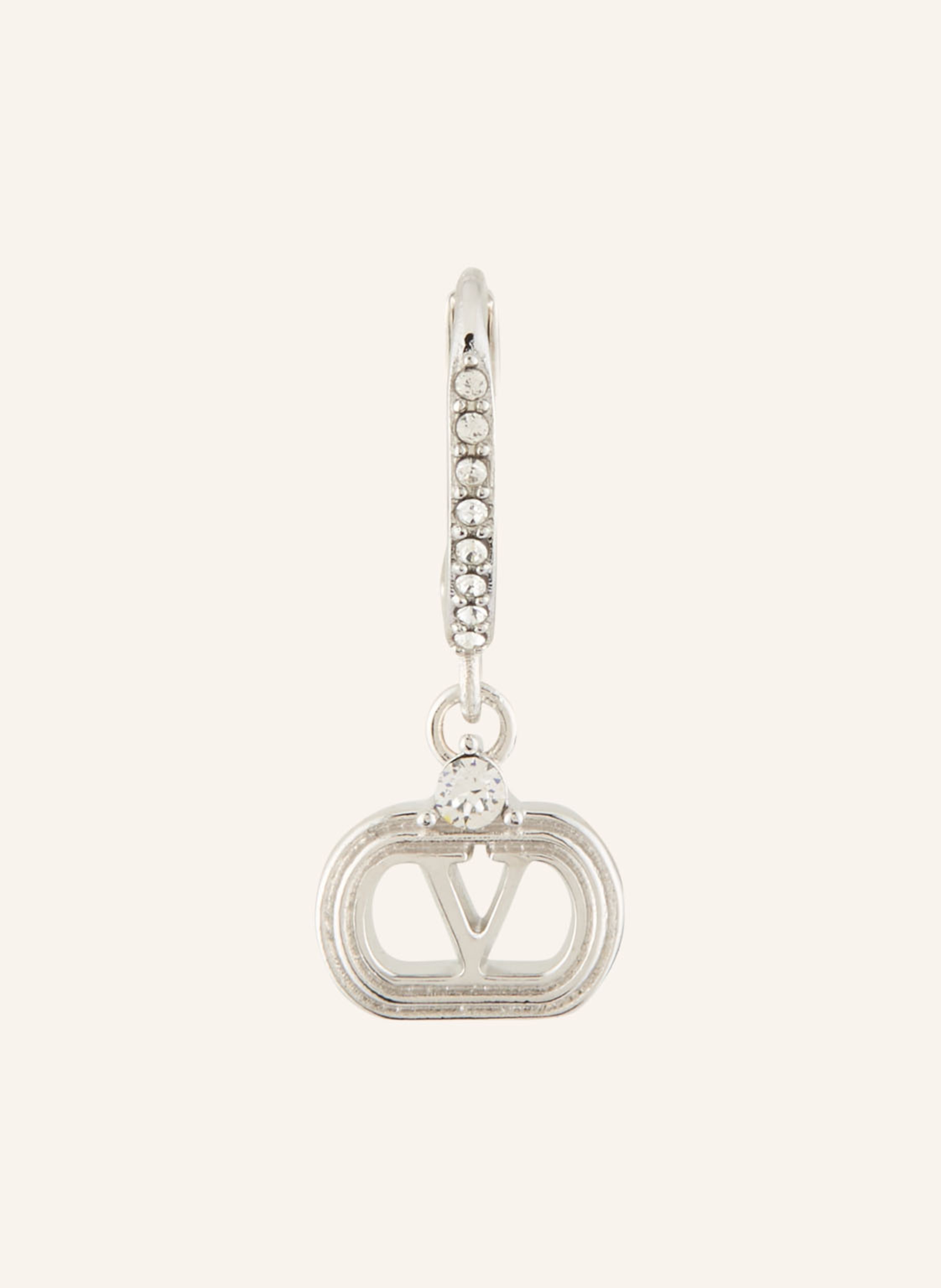 VALENTINO GARAVANI Ohrhänger VLOGO OVALETTE mit Swarovski Kristallen