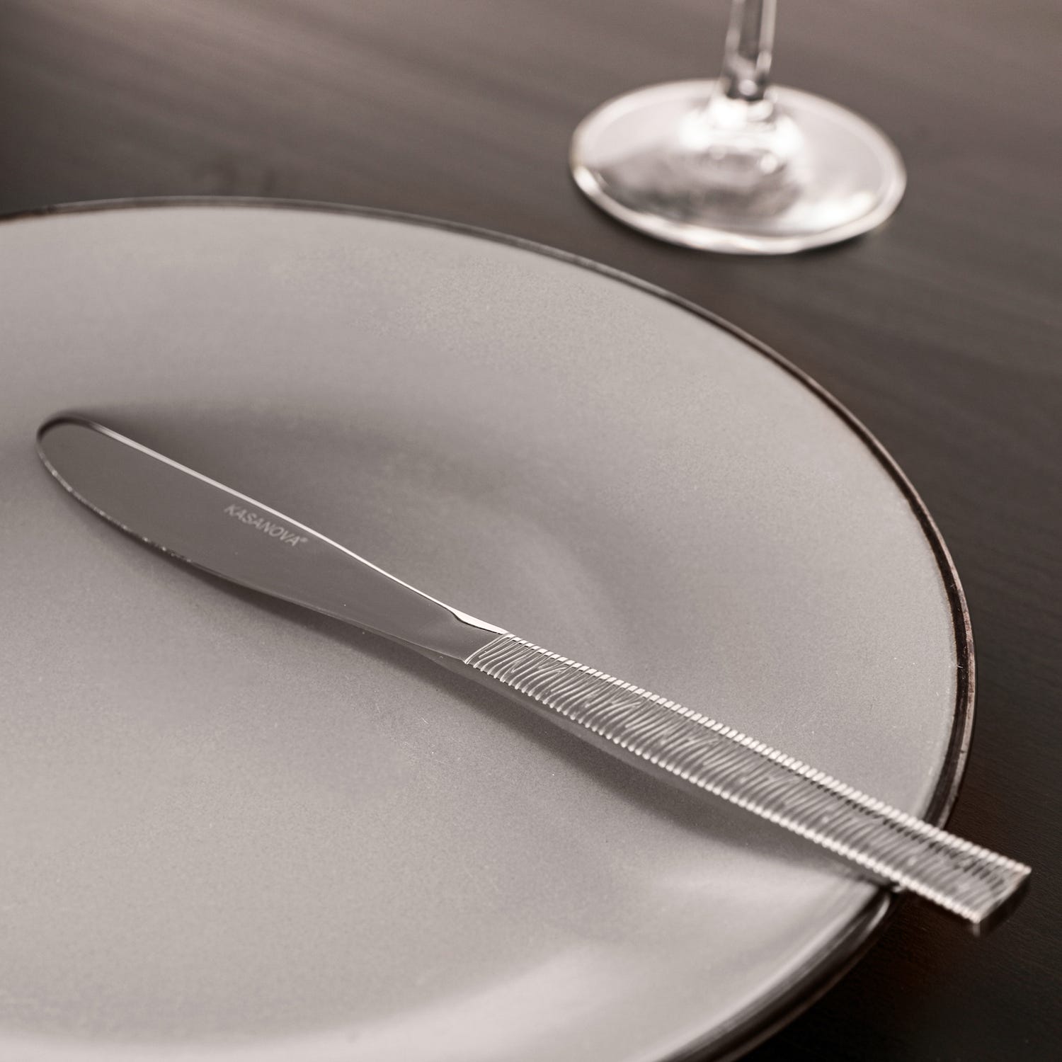 Coltello Lignes in acciaio inox