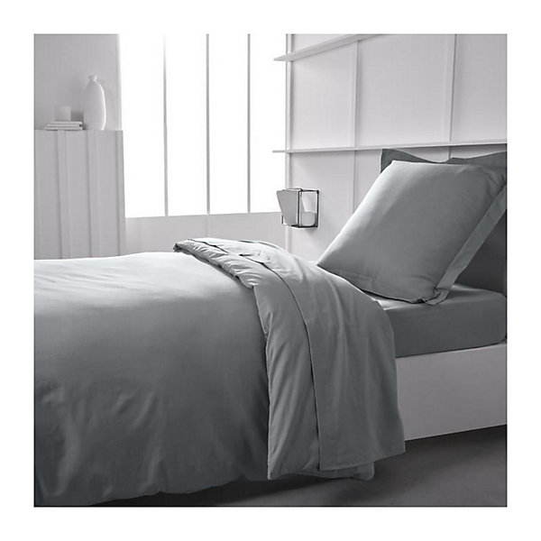 Drap housse TODAY Essential - 90 x 190 25 cm - 1 personne - 100% Coton jersey - Acier