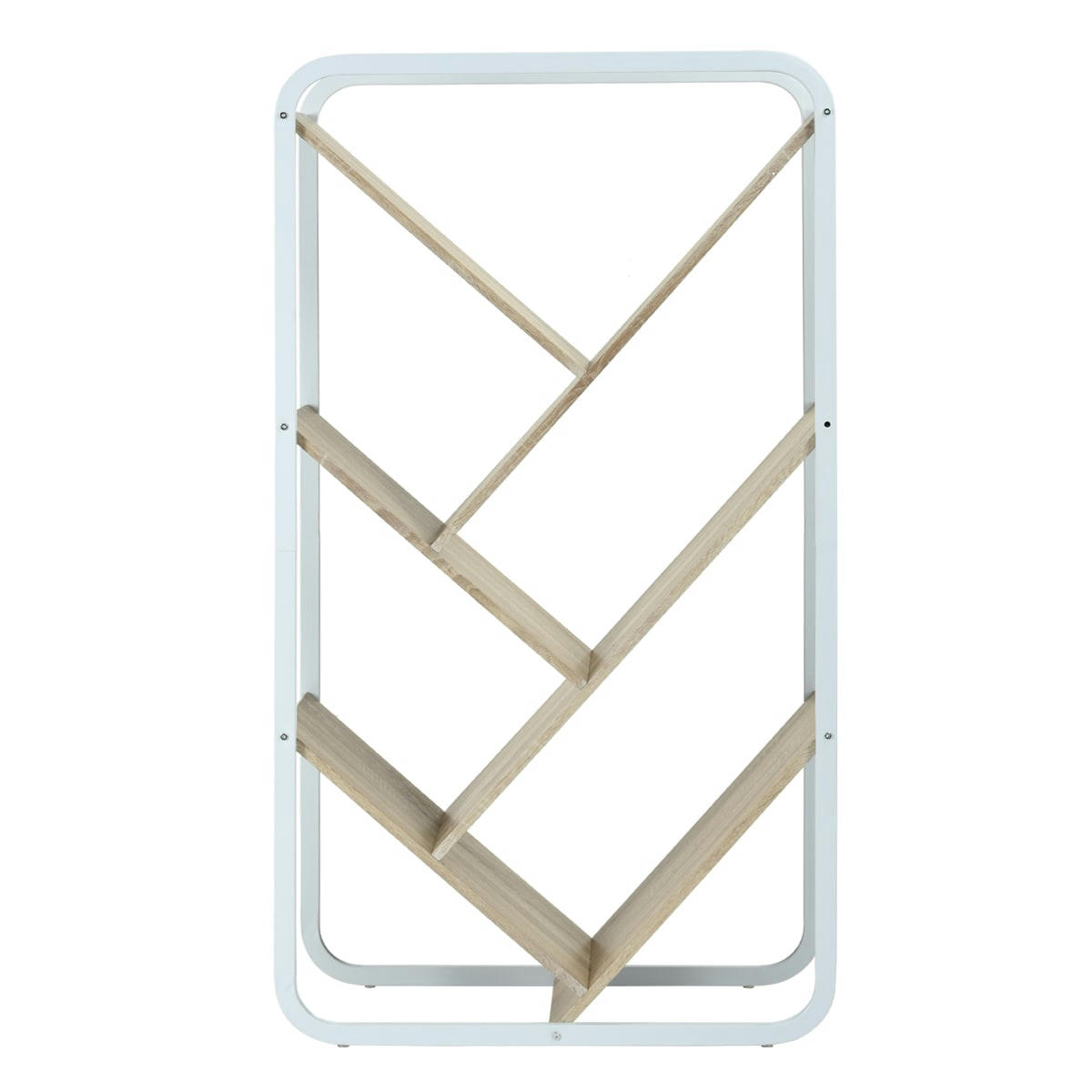 - Bibliothèque meuble de rangement étagère à 5 niveaux effet bois