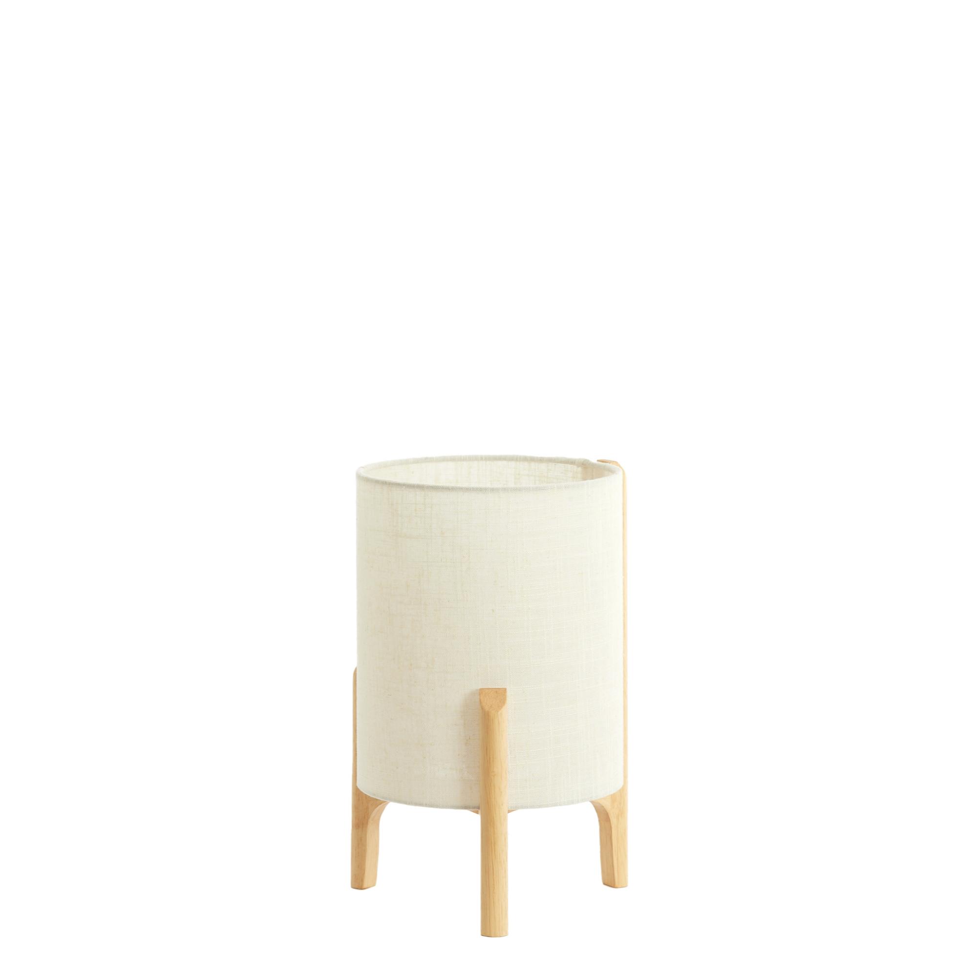 Light & Living tafellamp Litto - bruin - Ø22cm