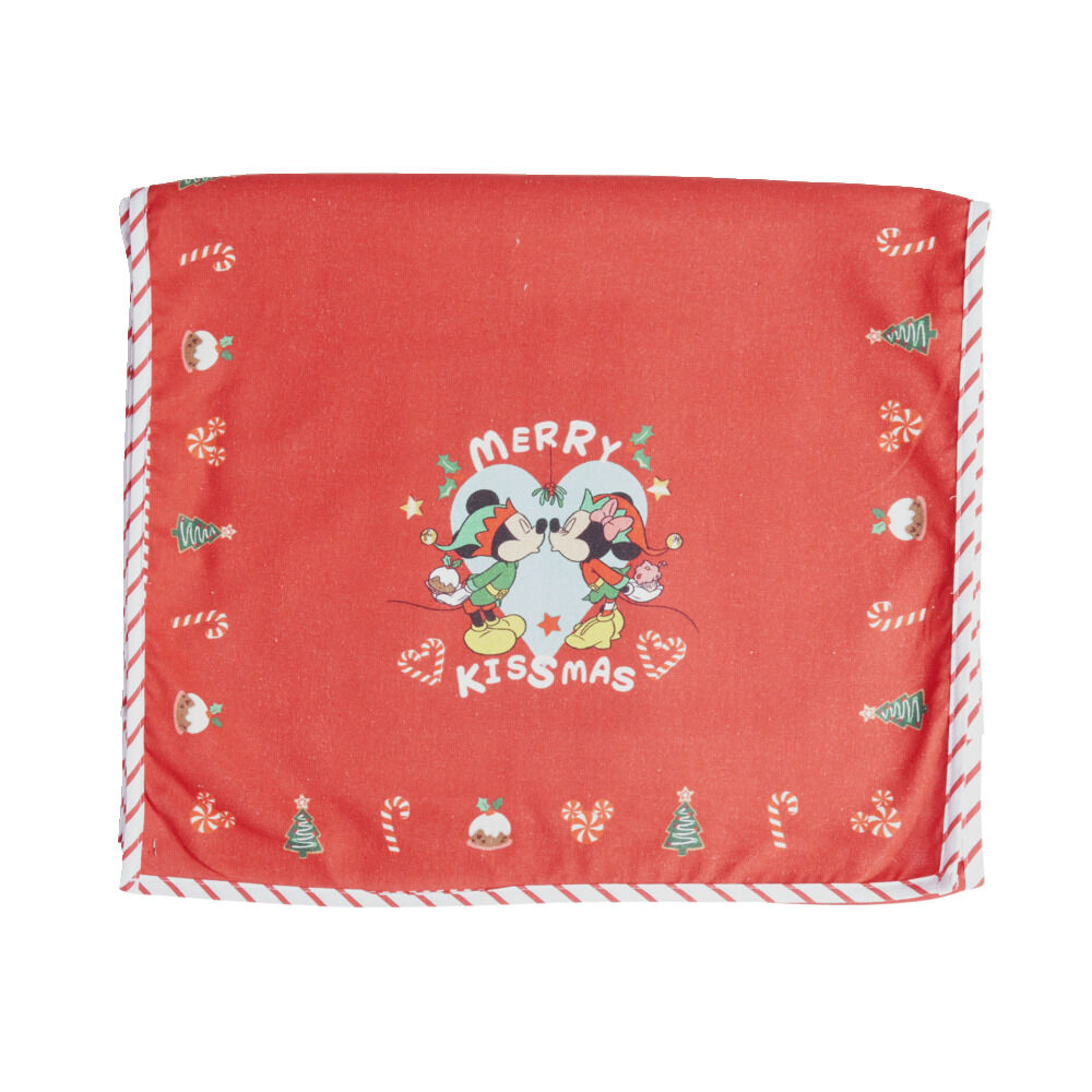 Chemin de table Disney Mickey Minnie rouge 45x295cm