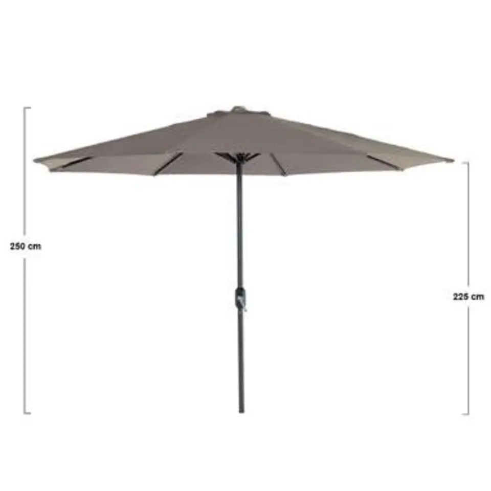 Garden Impressions Lotus Parasol &Oslash;300 cm - taupe