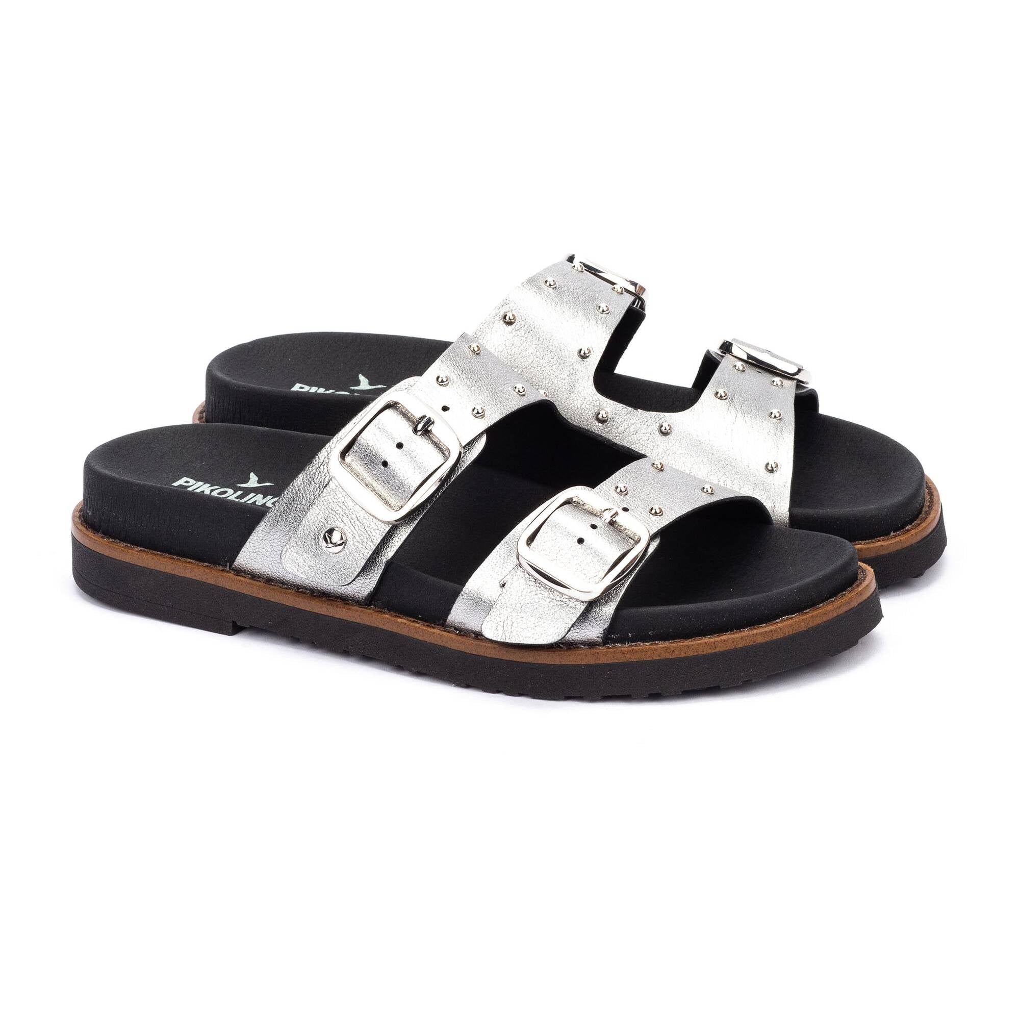 AITANA - Sandalias planas con hebilla para mujer