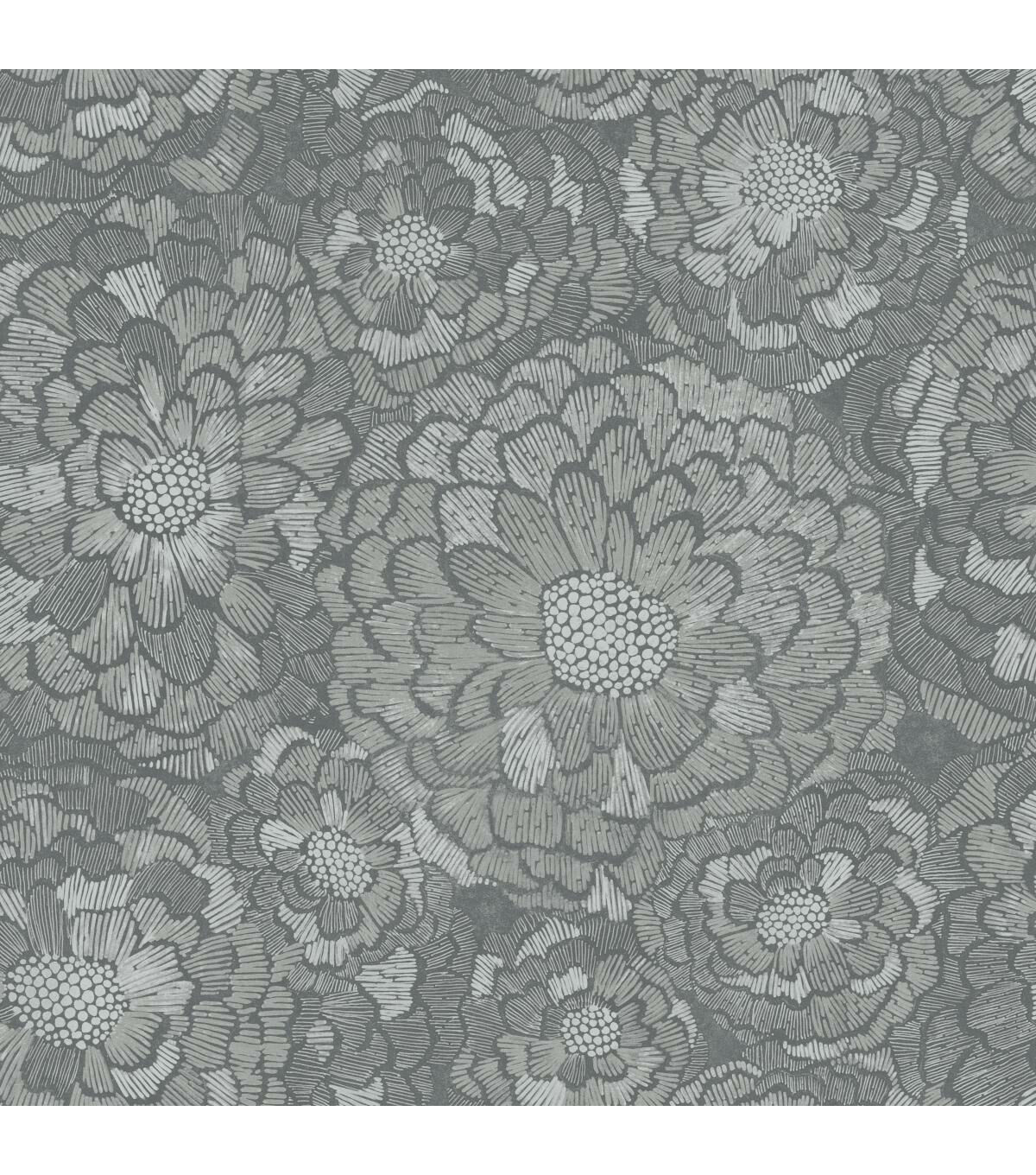 RoomMates Zen Dahlia Peel & Stick Wallpaper