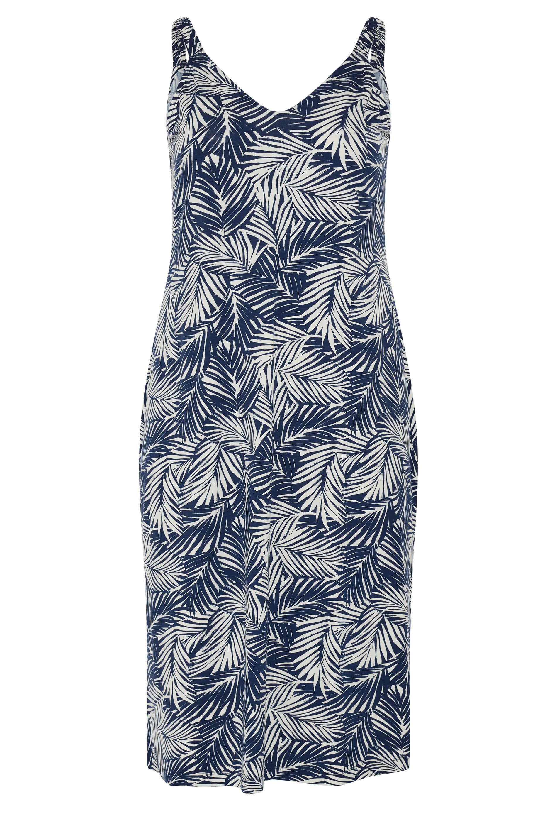 Yours Palm Leaf Throw On Dress