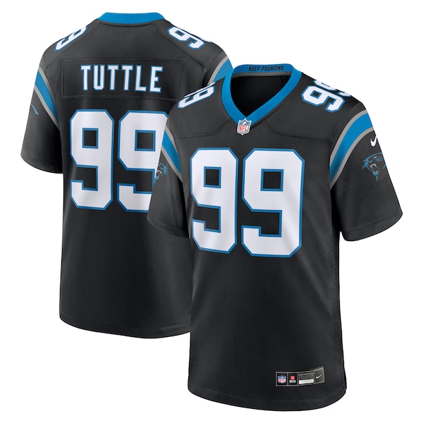 Shy Tuttle Carolina Panthers Nike Game Player Jersey - Black