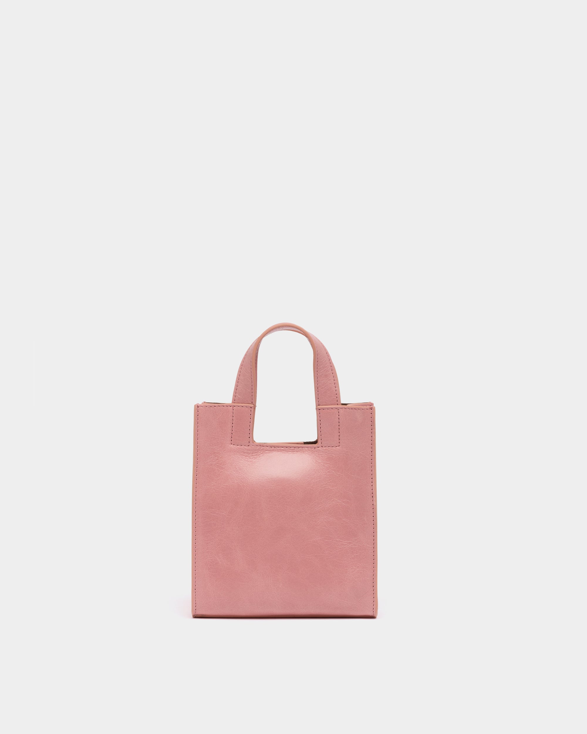 Kleine Tote Bag Easy Bally aus Leder in Light Pink
