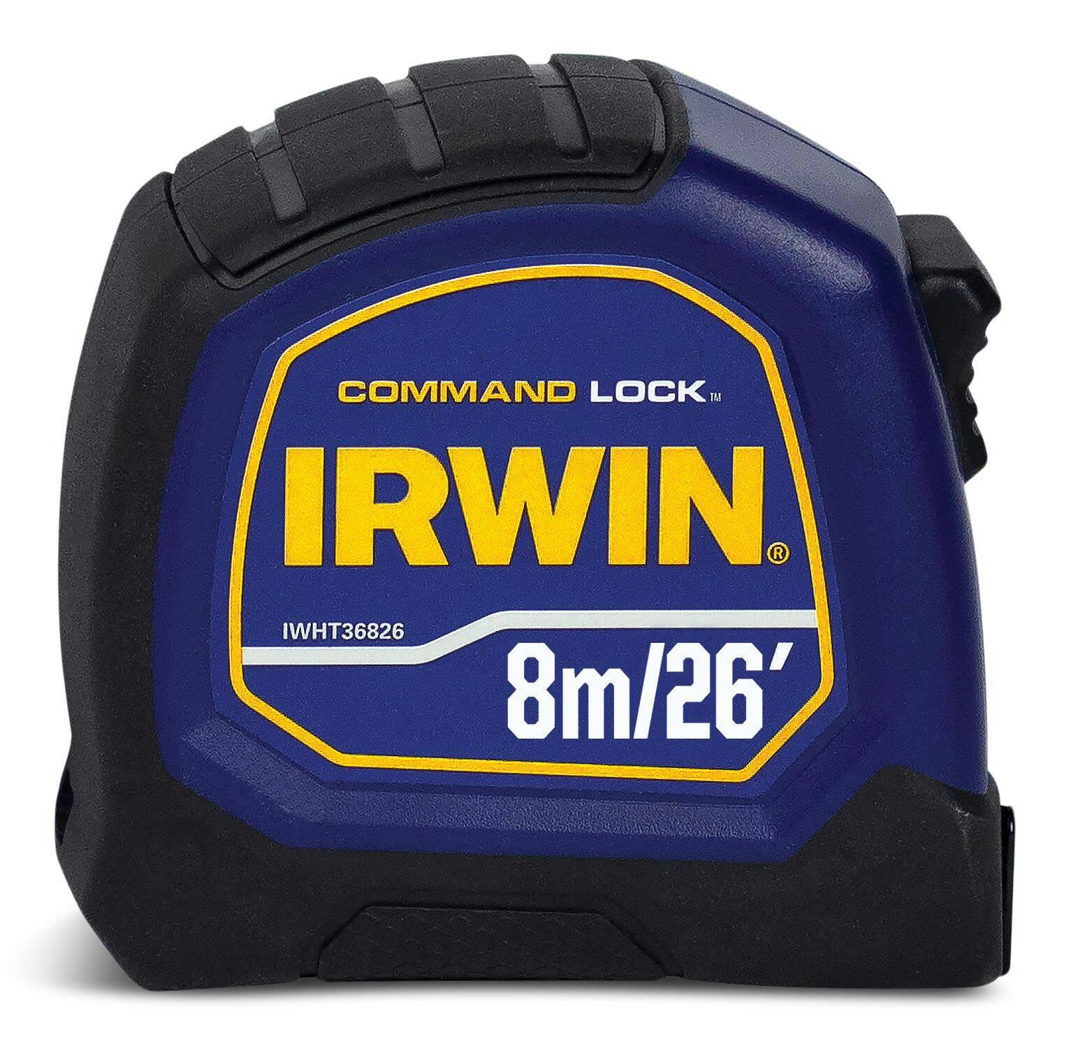 IRWIN IWHT36826 Command Lock Tape Measure, 26-ft