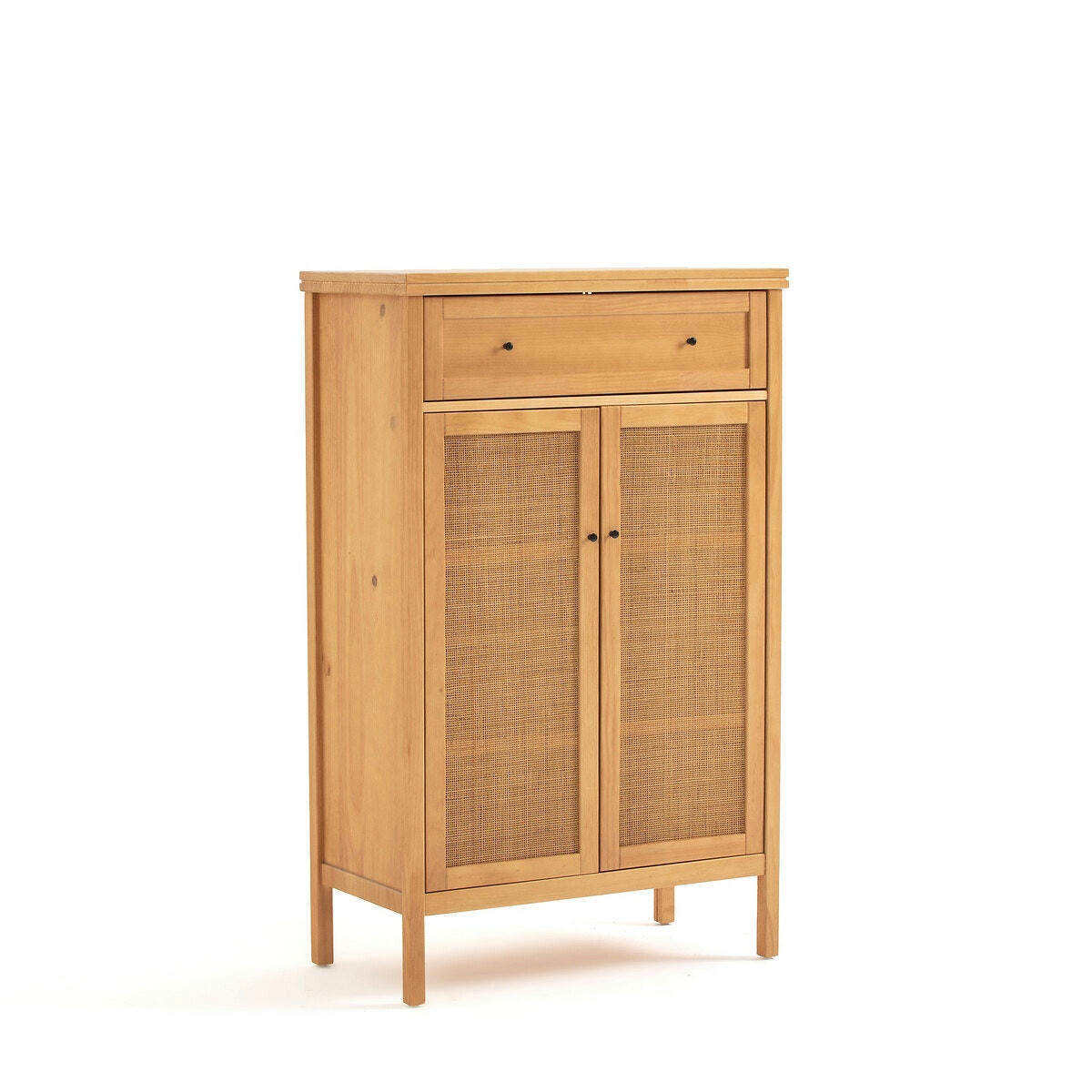 Buffet pin massif et cannage, Gabin