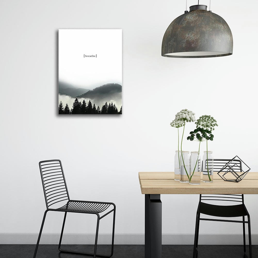 - Tableau impression sur toile forêt de la paix 50x70cm
