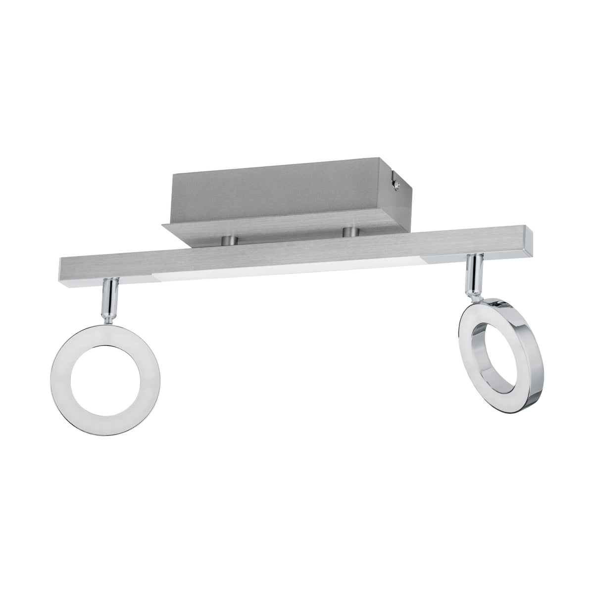 EGLO spot Cardillio 1 - 3 lichts - aluminium, chroom - gesatineerd