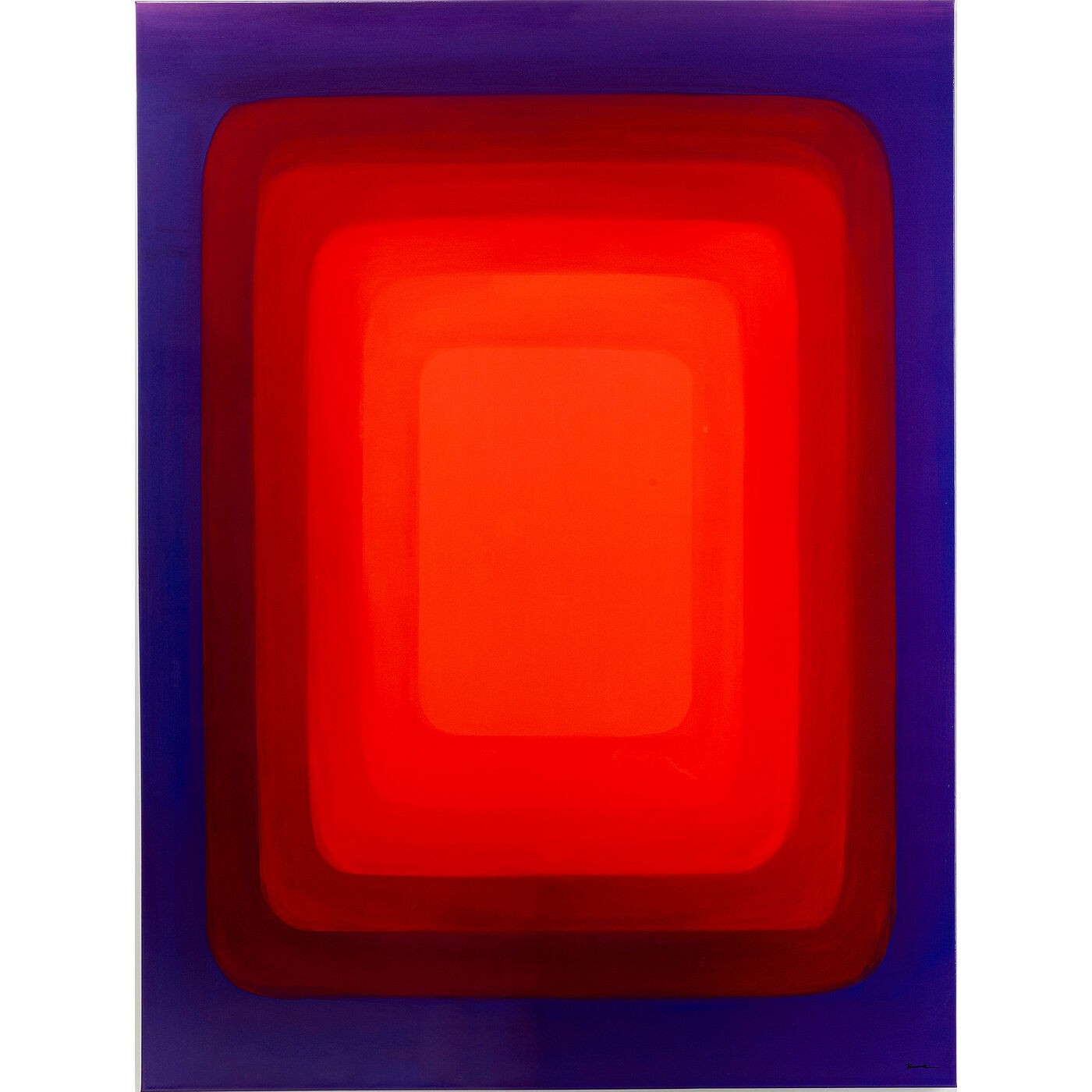 Kare Design Schilderij Tendency 120x160cm rood