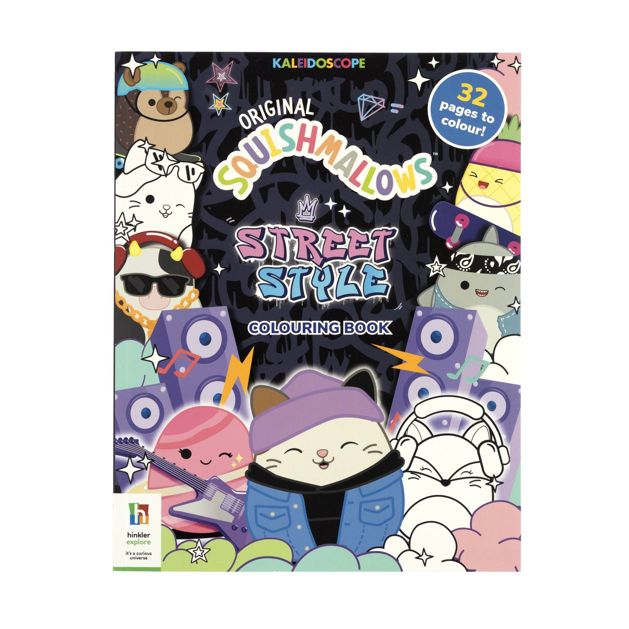 Kaleidoscope Squishmallows Street Style Colouring Book