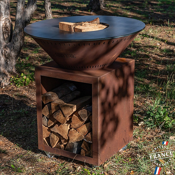 Brasero Classique Corten 83 Double Cuve
