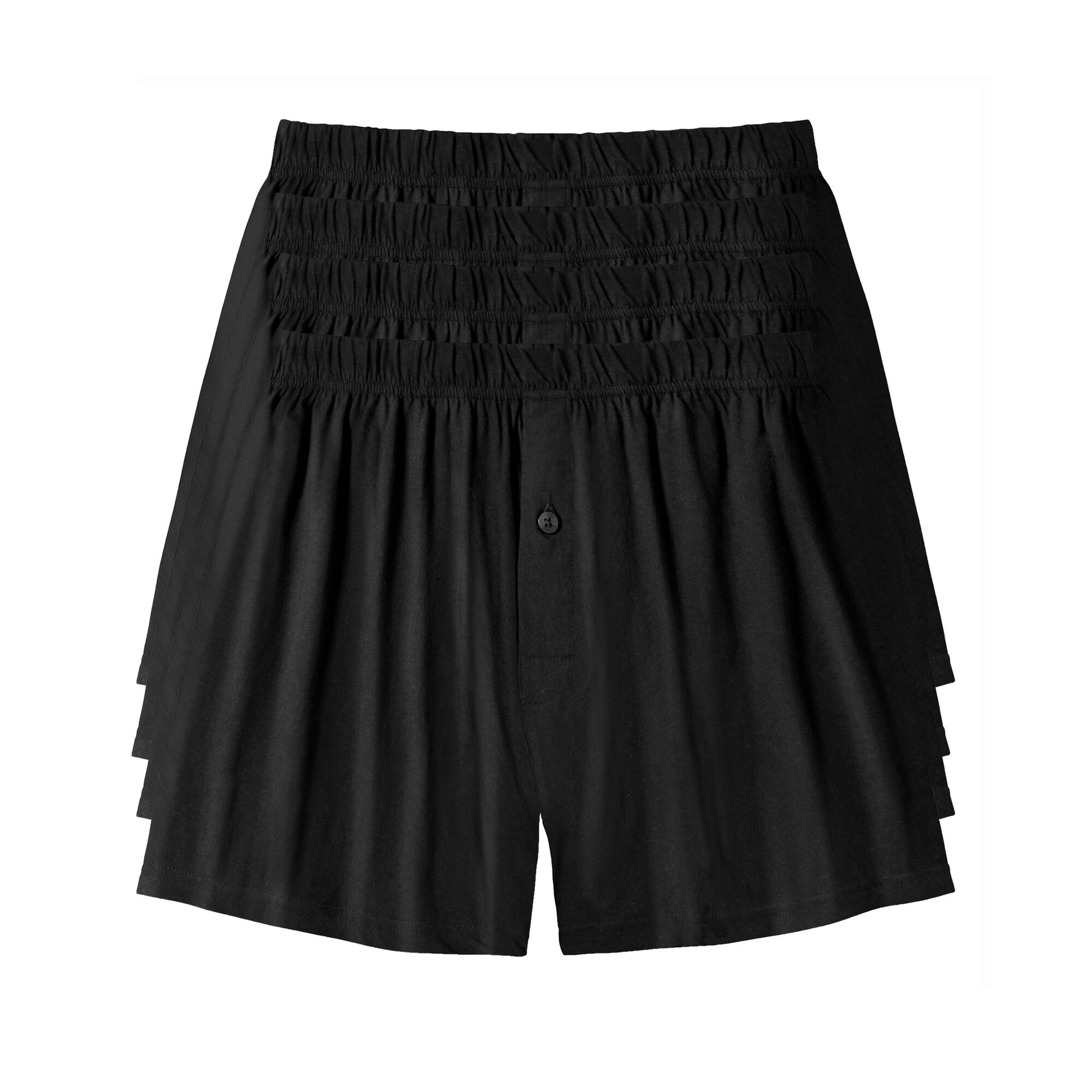 Cale&ccedil;on flottant ouvert uni - lot de 4