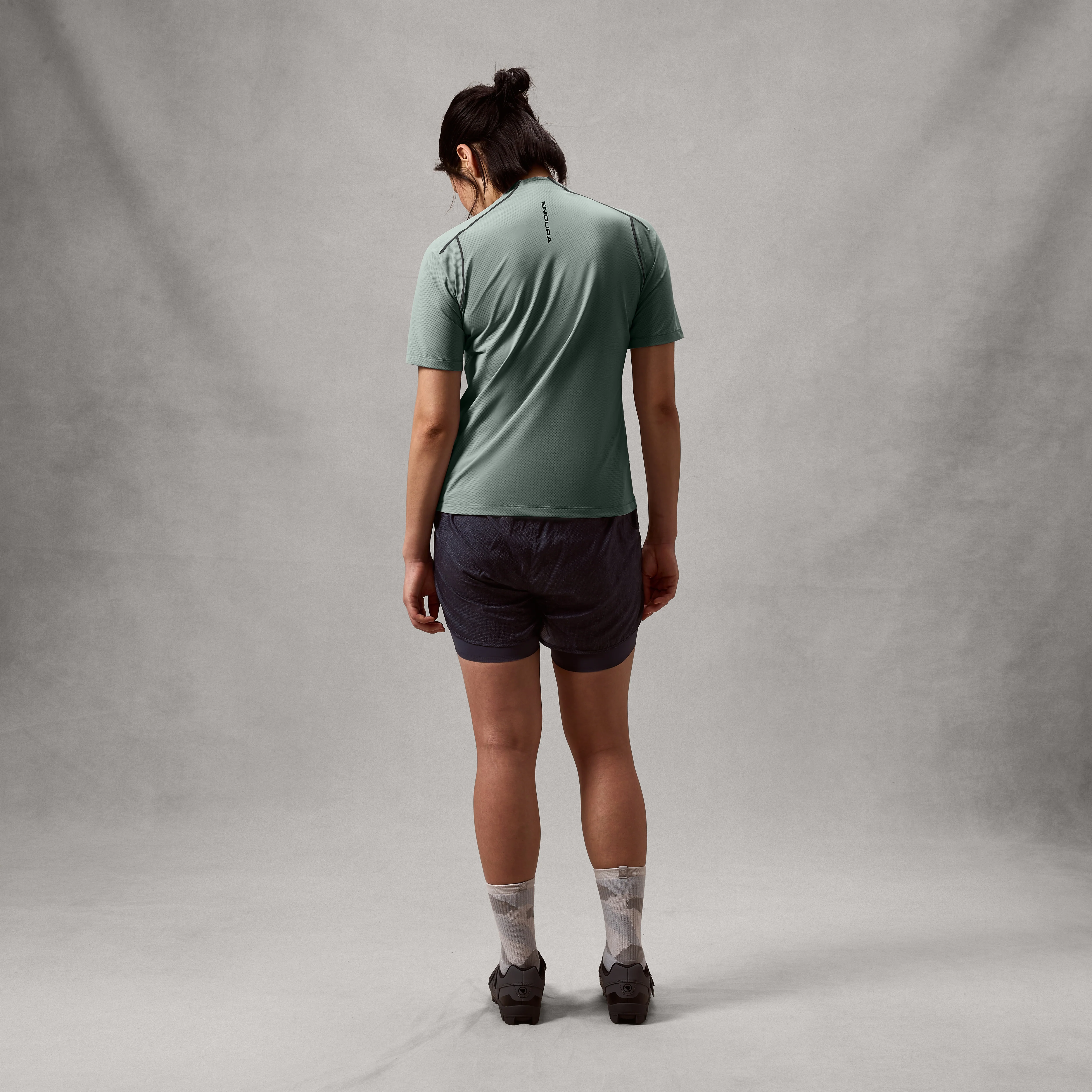 Women's AllTrack Rout S/S Tech Tee - Sage Green