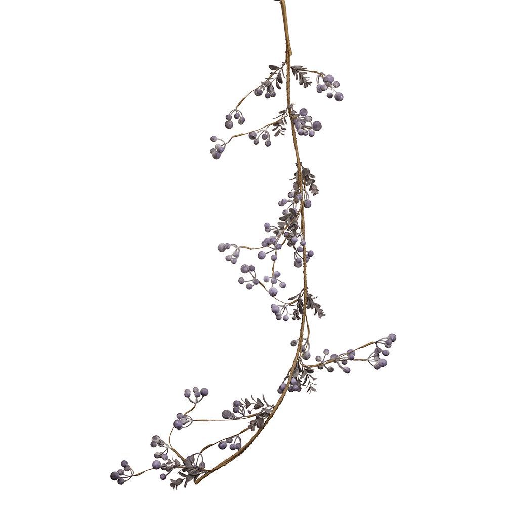 Guirlande baie artificielle pourpre L120cm