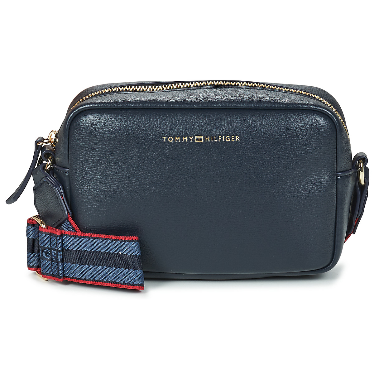 Tommy Hilfiger - TH LOGOTAPE CAMERA BAG - Blue