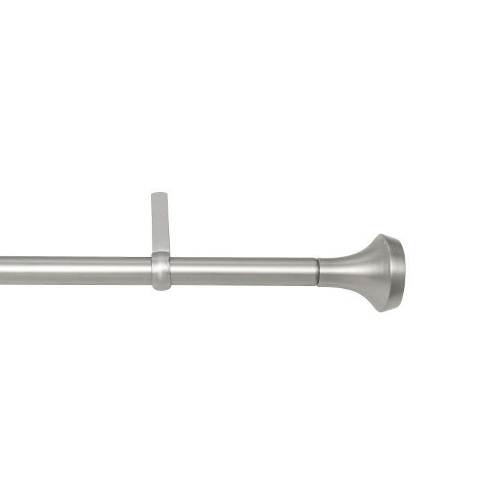 KARNISZ REGULOWANY Ella 92-183 cm NIKLOWANY srebrny