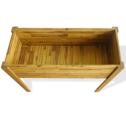 NNEVL Raised Garden Raised Bed Solid Acacia Wood