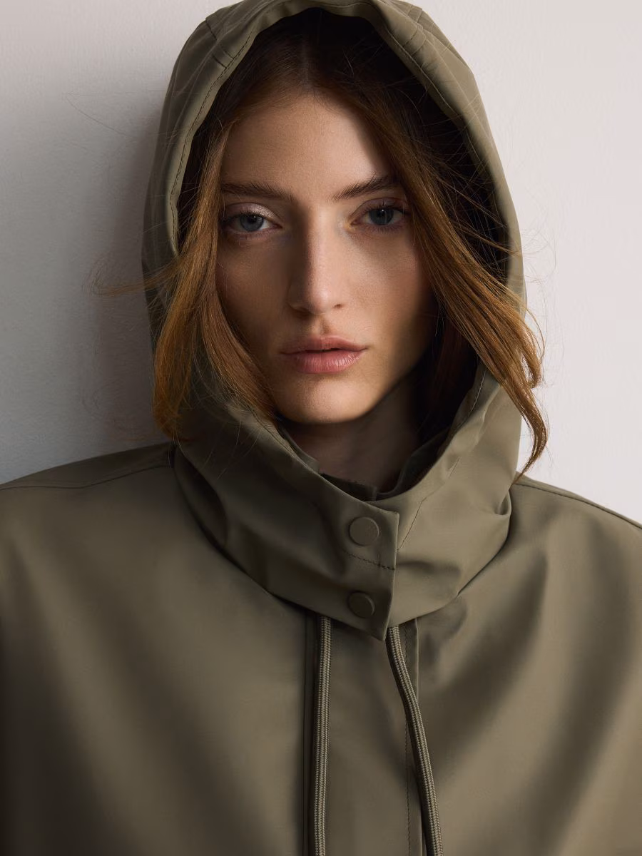 Cropped Rain Jacket