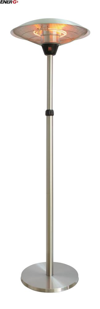 EnerG+ Freestand Infrared Electric Patio Heater 1500W w/ Extendable Overhead