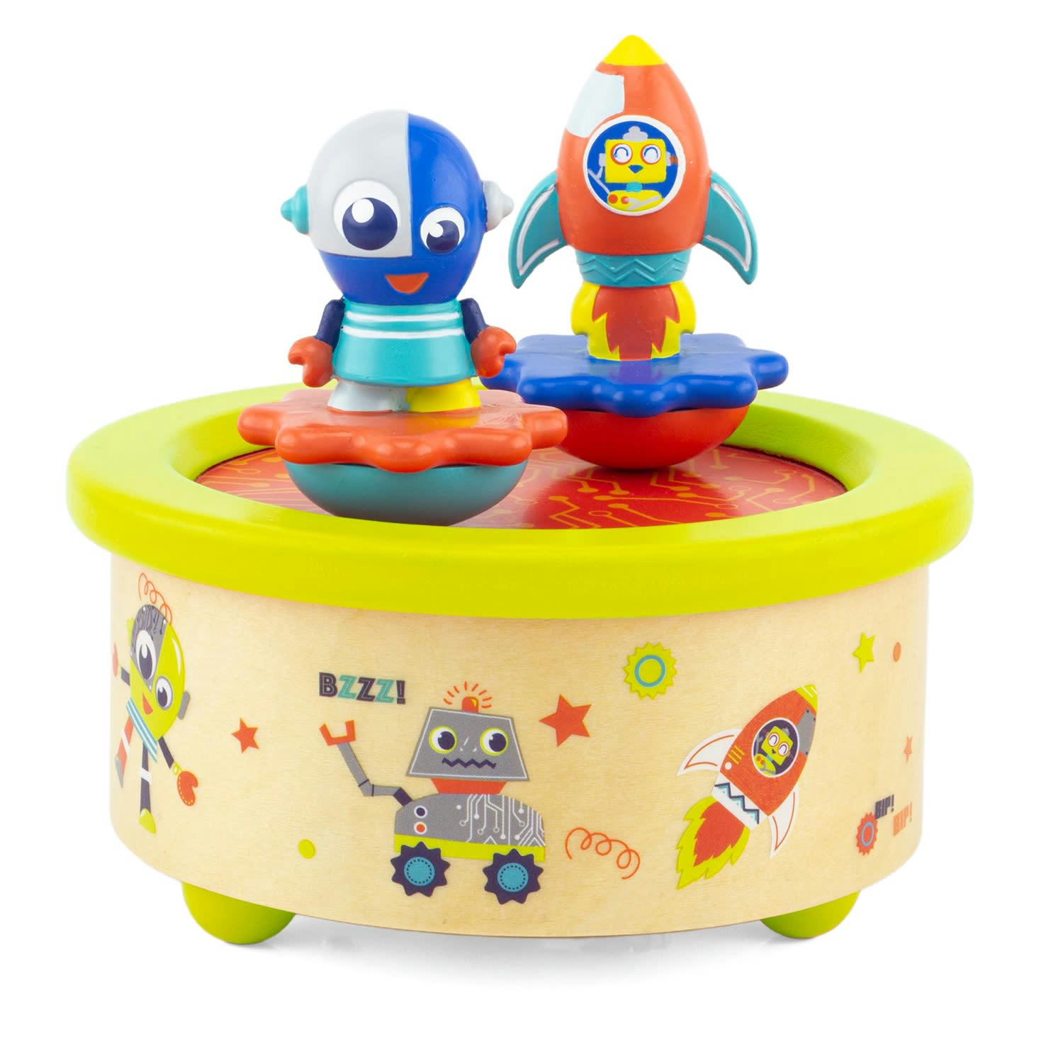 - Boite à Musique Fusée en bois