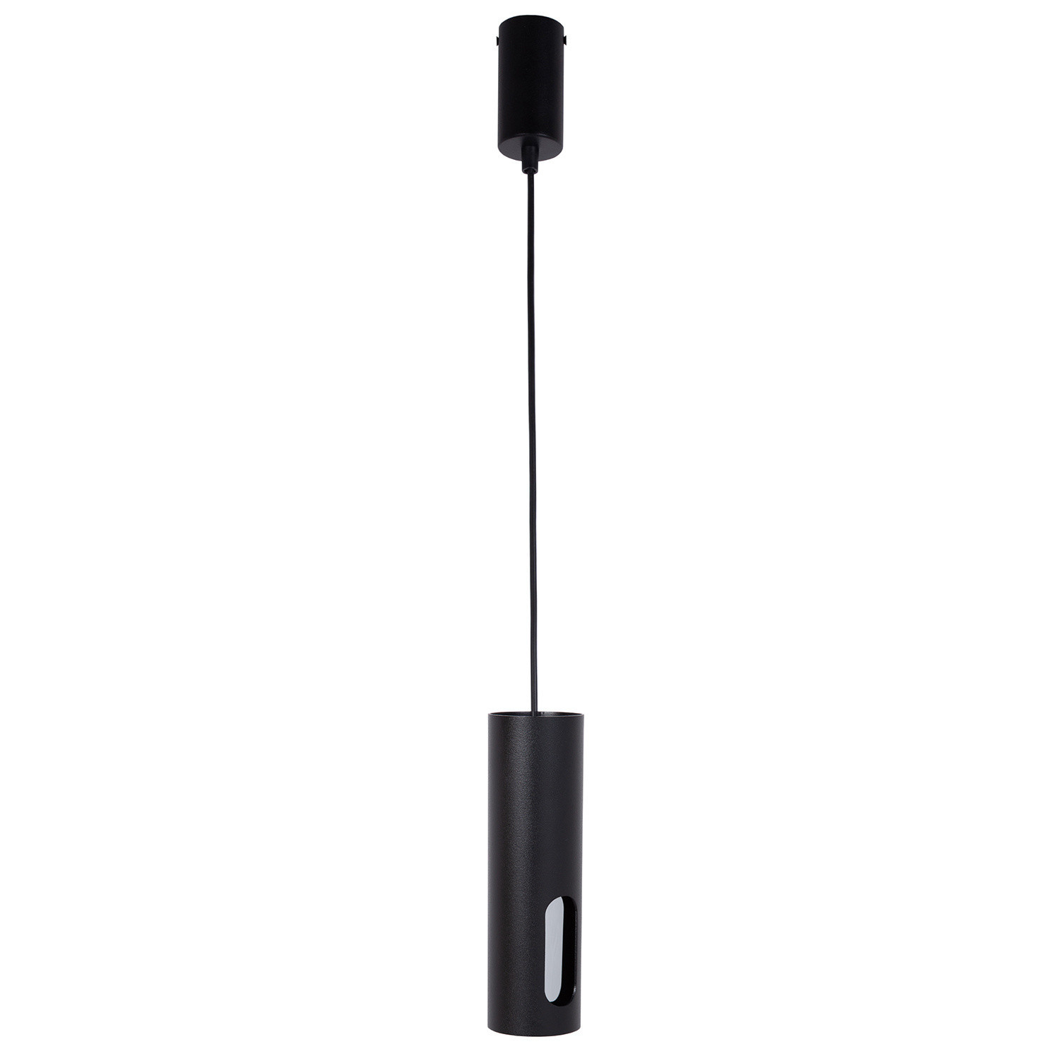 Lampa wisząca czarno-srebrna FLOW 1xGU10x10W wym: 130x6x6 cm Sigma Lighting