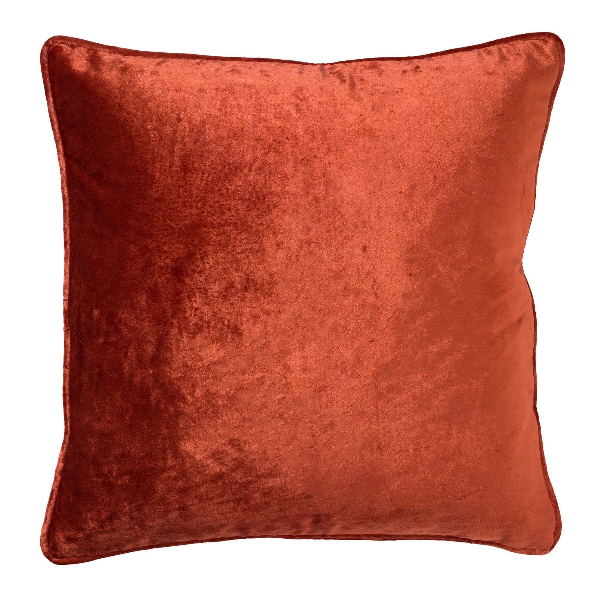 CHLOE | sierkussen 50x50 cm | Potters Clay | oranje | Hoii | met duurzame kussenvulling