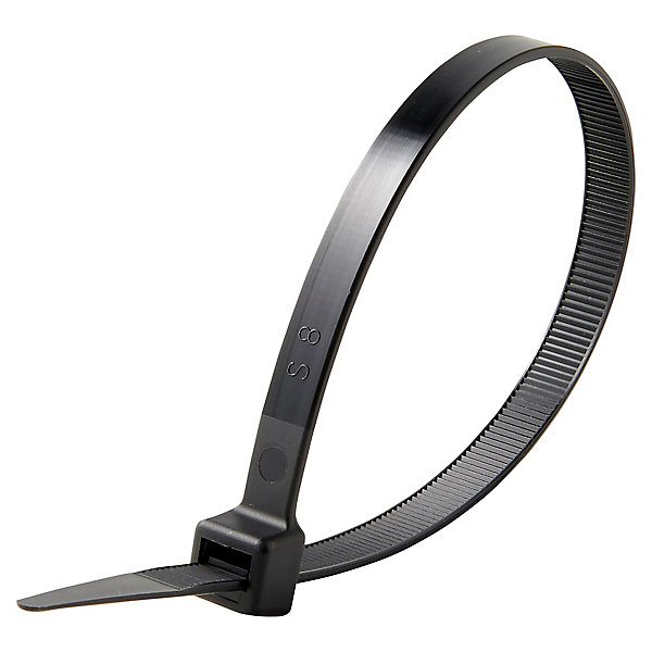 25 colliers de serrage en nylon Diall 9x 300mm noir