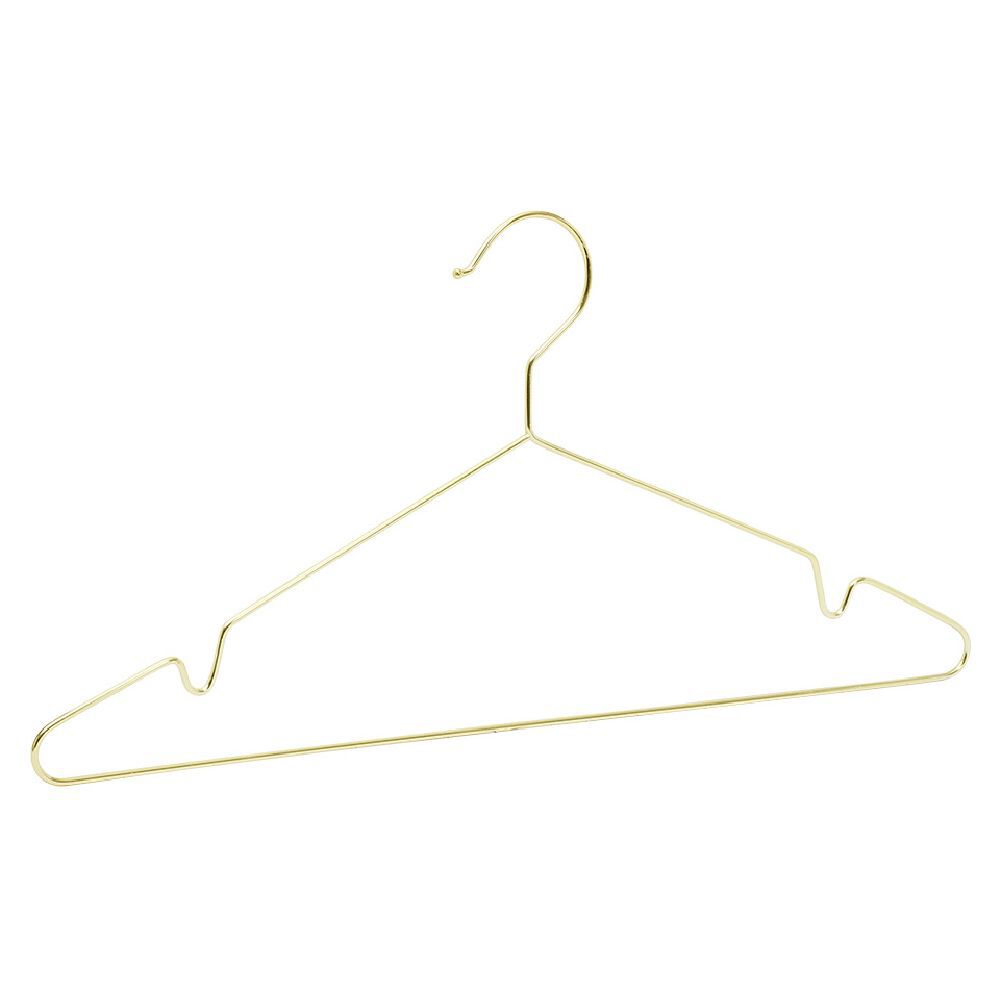 Cintre métal jaune doré x5