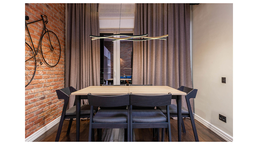 Lampa wisząca Geronimo LED metalowa czarna