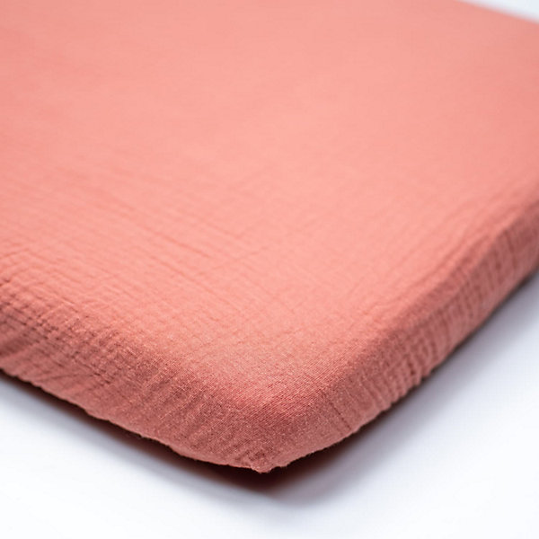 Drap housse berceau en gaze de coton Jeanne