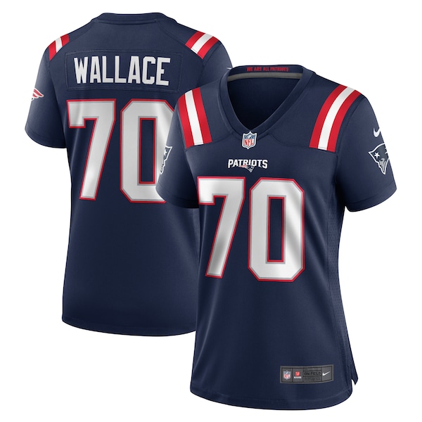 Caedan Wallace New England Patriots Nike Women's  Game Jersey -  Navy